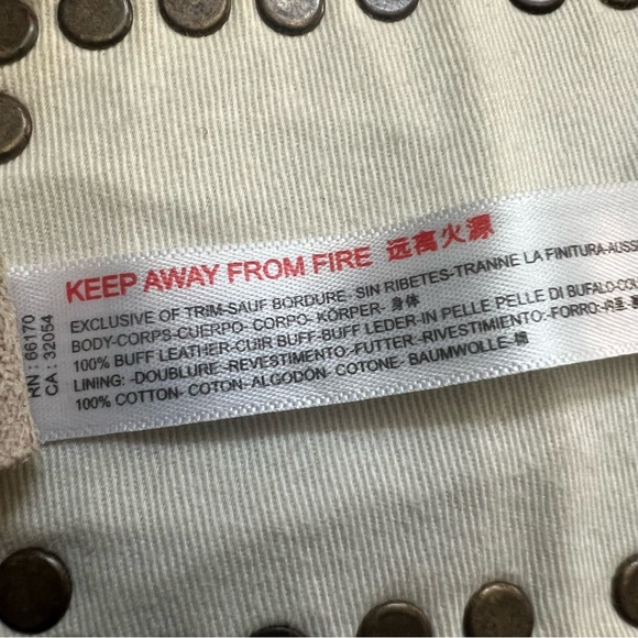 FREE PEOPLE Maya Leather Harness Chic Cream Leather Harness Belt M/L - Picture 12 of 15